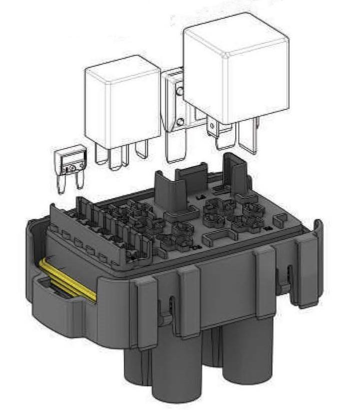 0301491 MiniVAL + 1 MaxiVAL + 2 Maxi Relay + 1 Micro Relay Module