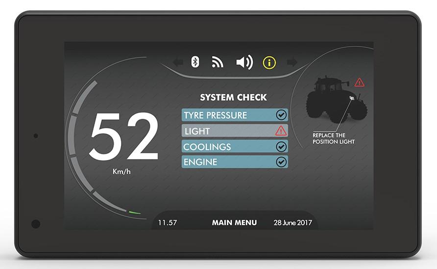 6100364 Giotto  8.0" Display, 12 Vdc, Standard